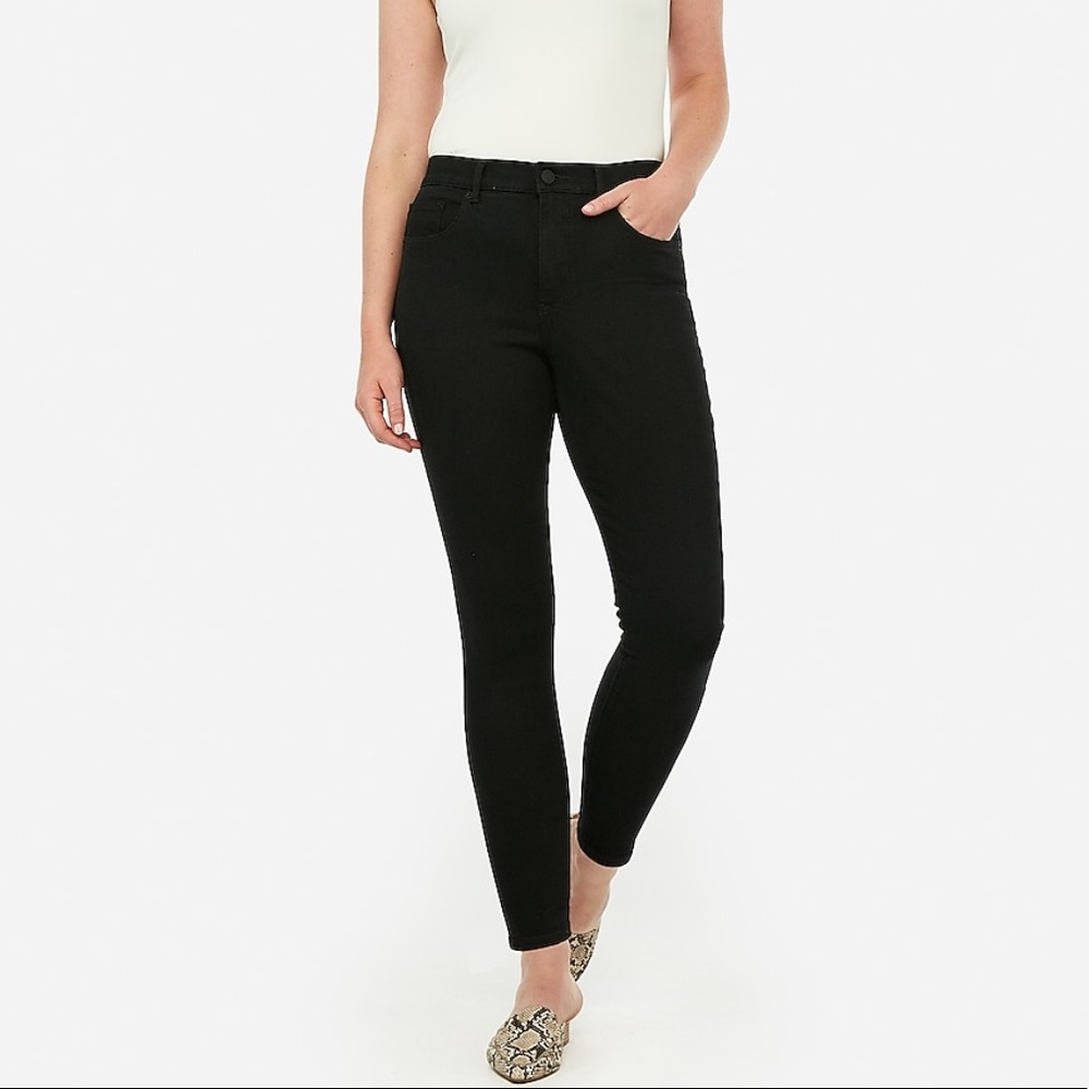 Express Black ankle jeans